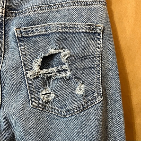 American Eagle | Highest Rise 90s Boyfriend Jeans Distressed Straight Leg Size 4 - Picture 12 of 13